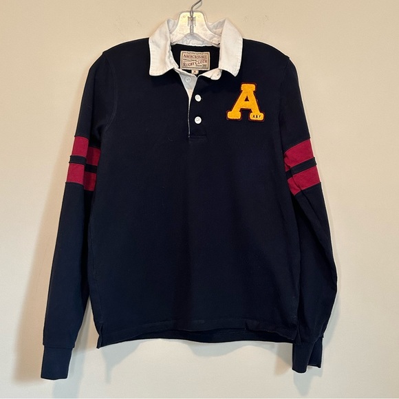 Abercrombie & Fitch Tops Y2k Abercrombie Fitch Vintage Rugby Shirt